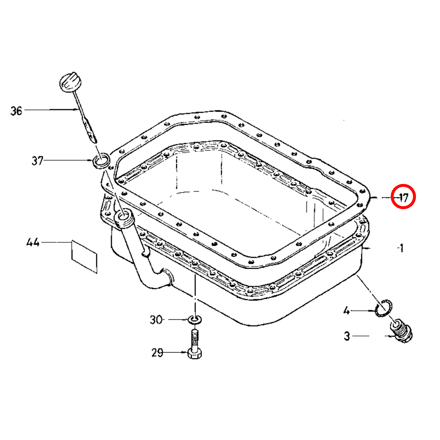 Carterpan pakking 3AD1 | E3AD1 | TA262 - TA263 - TA287 | TA530 - 2