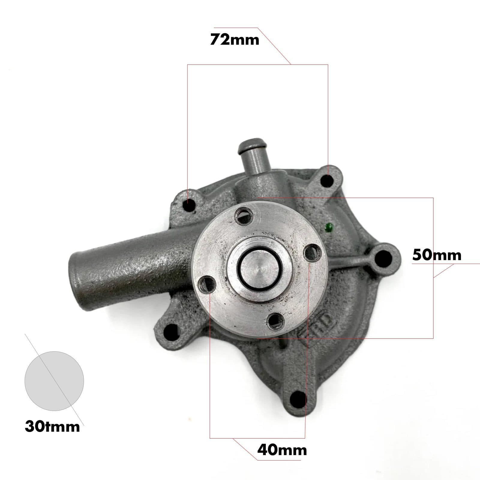 Waterpomp Hinomoto C174 | C172 | C144 | C142 | Toyosha