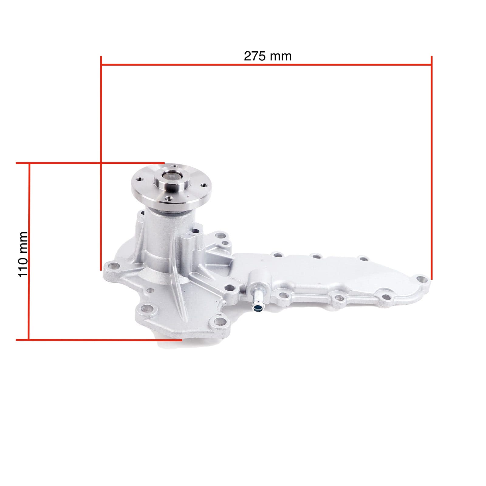 Waterpomp Kubota D1803M | V2203 M-DI | V2403 met extra pijp - 2