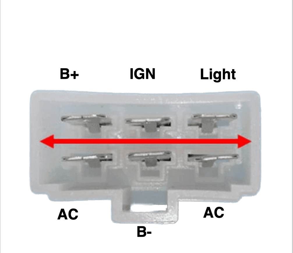 Spanningsregelaar Kubota | Yanmar | Hinomoto | 6 plugs | Shop4Trac
