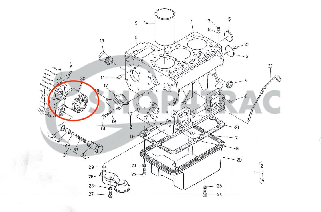 Filterset Kubota B serie | Shop4Trac