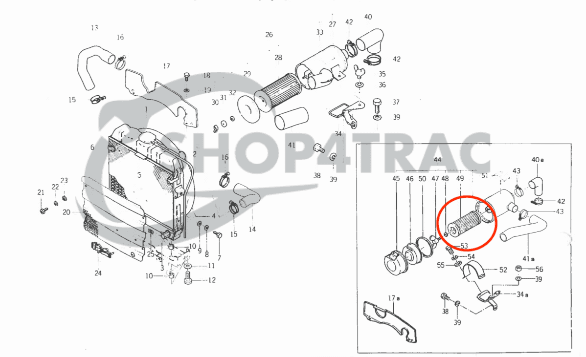 Filterset Iseki TX1210 - TX2160 | Bolens G152 - G174 | Shop4Trac