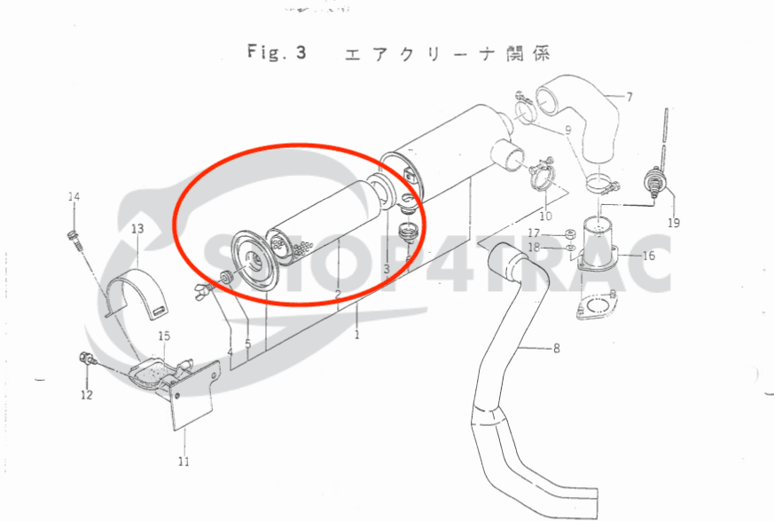 Luchtfilter Iseki TU180 - TU245F | Iseki TU318 - TU324 | 3025 - 3030 - 5