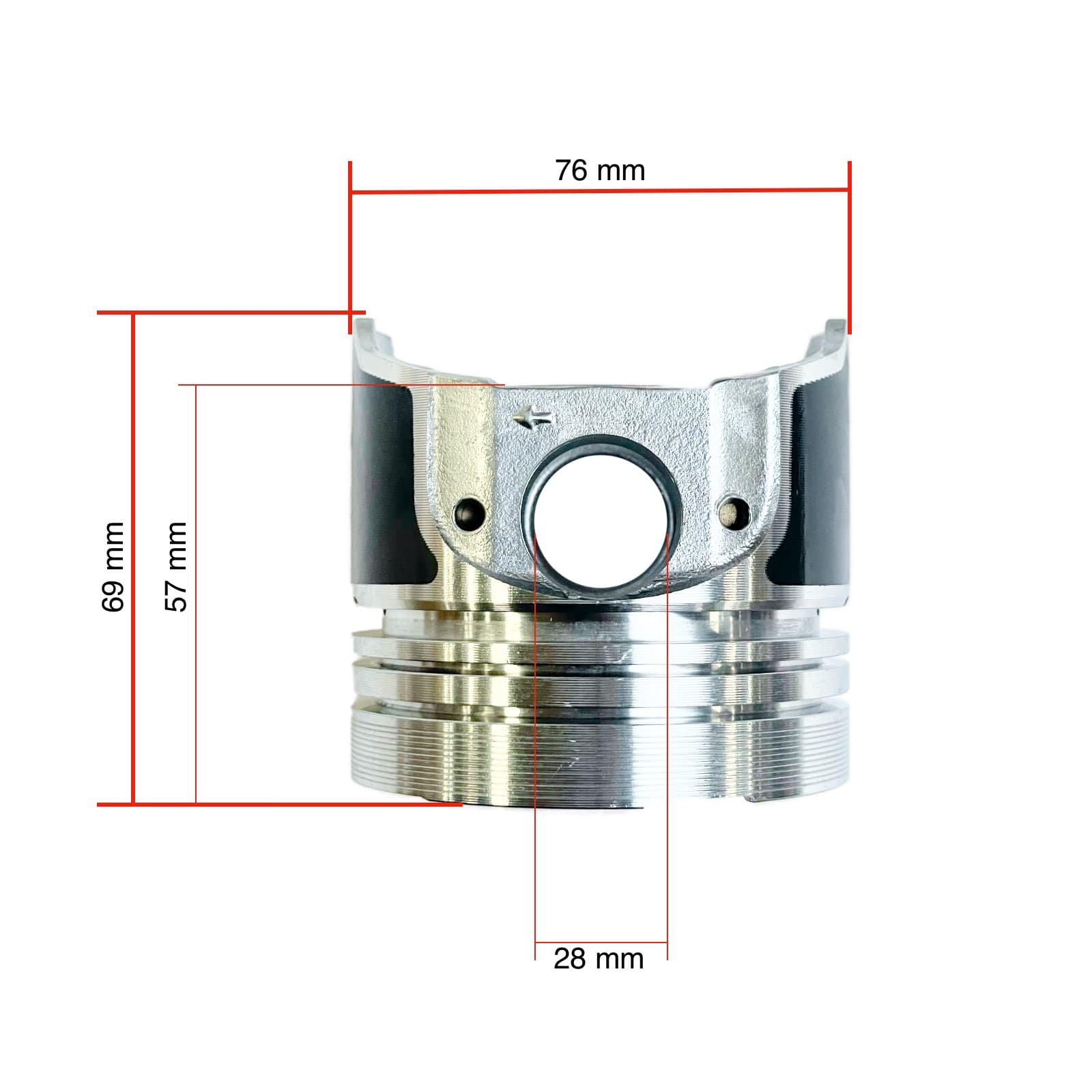 Zuiger Kubota D1005 | A-17 | A-175 | X-20 | B21 | B2100 | B2320 | B7500 | - 2