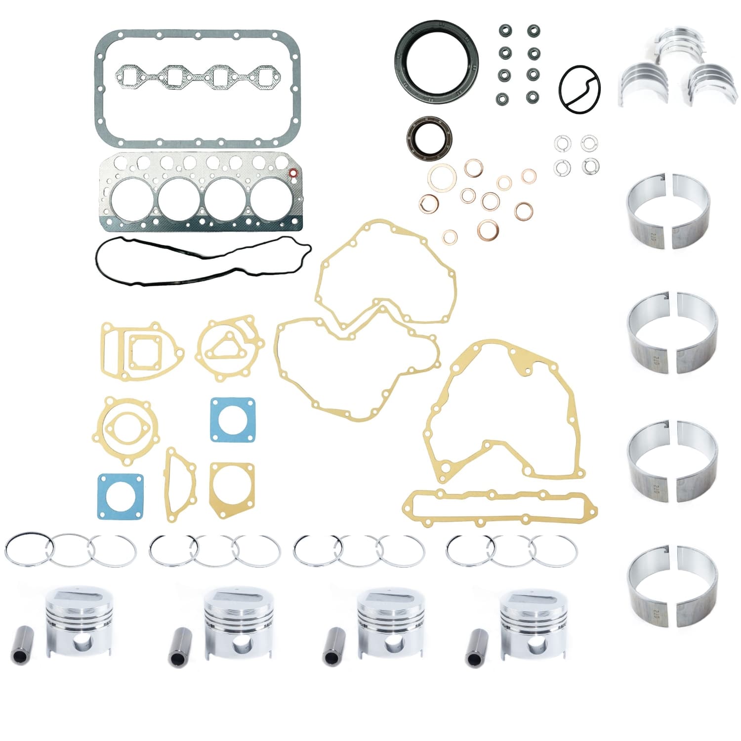 Revisieset Mitsubishi S4L | S4L2 | Vetus | Solé | Deutz | Atlas