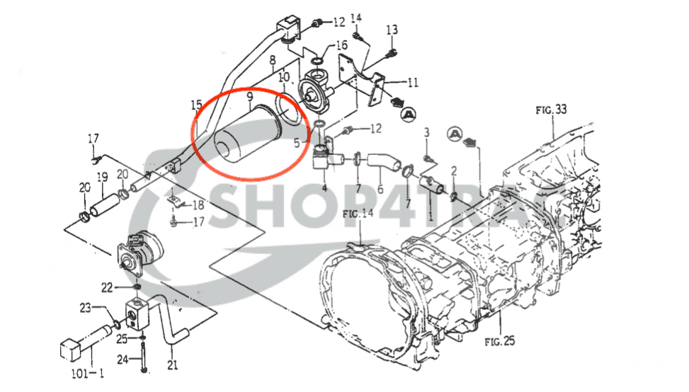 Hydrauliekfilter Iseki TH | TF | Shop4Trac