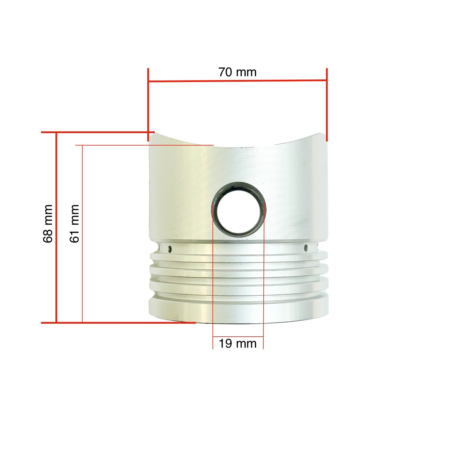 Zuiger K3C | K4C Mitsubishi | Iseki TU150 - TU157 | Samofa | Weidemann | Eurotrac - 2