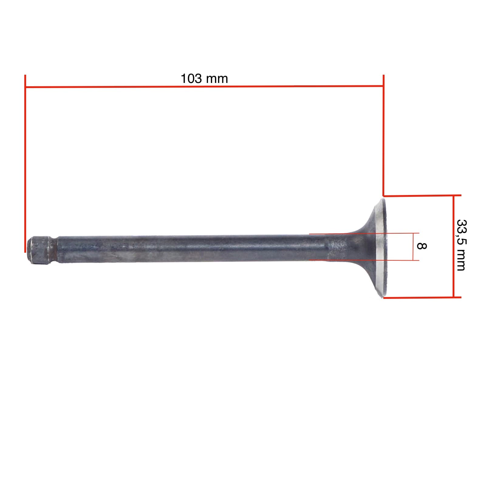 Inlaatklep Kubota V2203 - V2403 | D1403 - D1703 - 2
