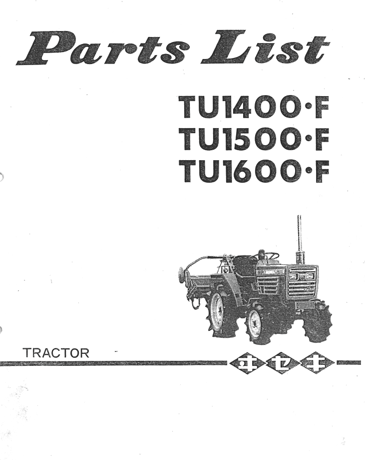 Handleiding Iseki TU1400F – TU1600F | Shop4Trac