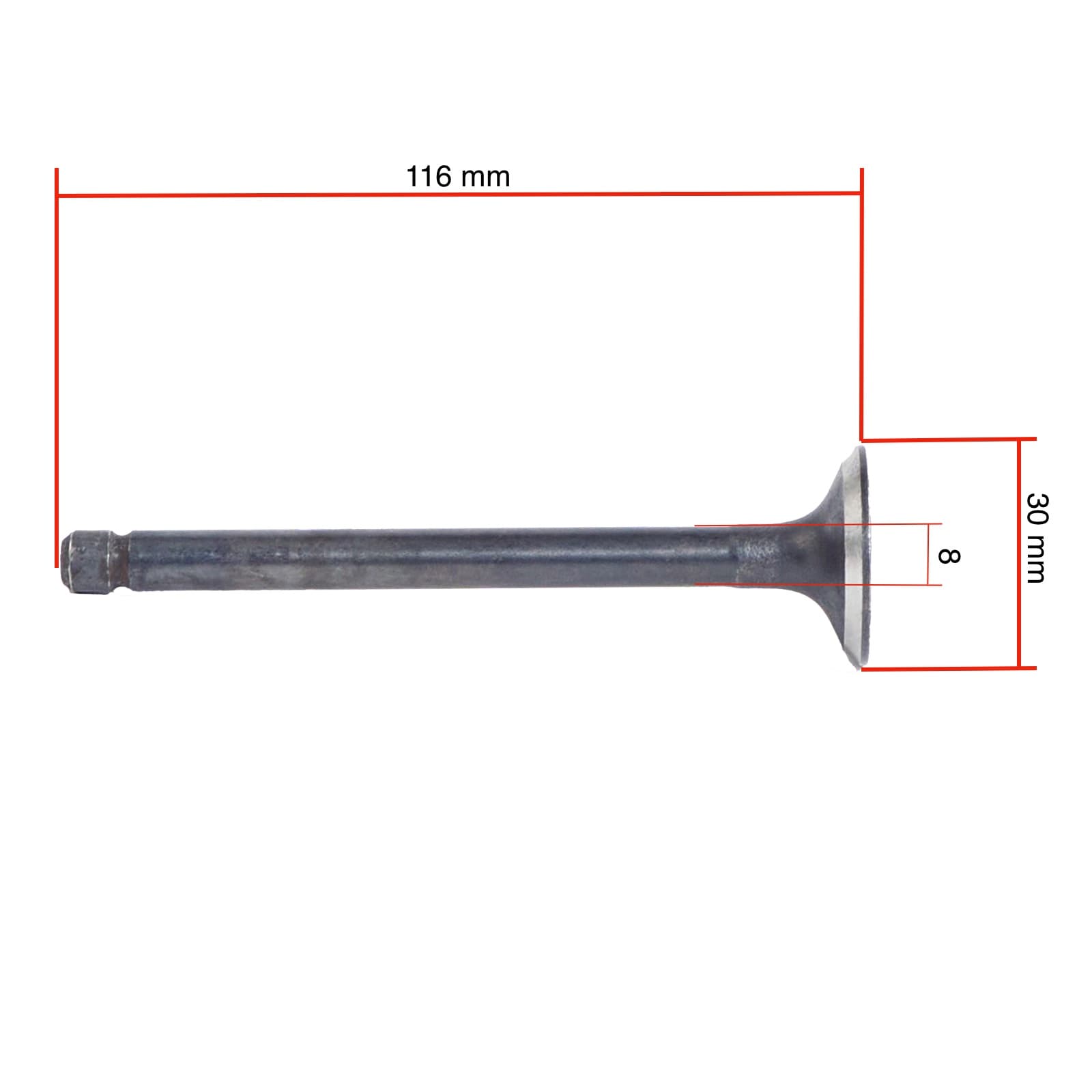 Inlaatklep Origineel Mitsubishi KE70 - KE75 | Iseki TX1300 - TX1500 | Satoh Beaver S370 - 2
