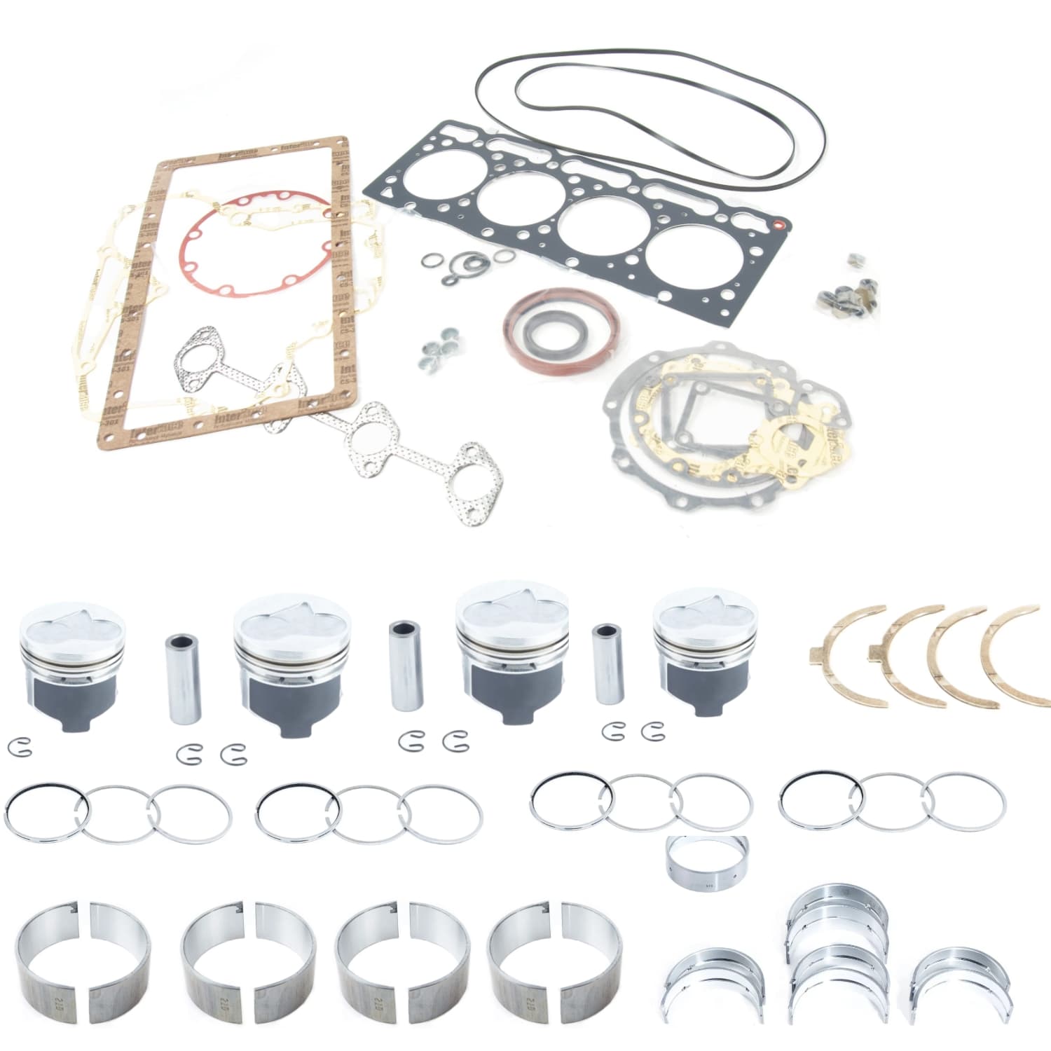 Motorrevisieset Kubota V1505 | V1505D | V1505T | Bobcat | Giant | Schäffer