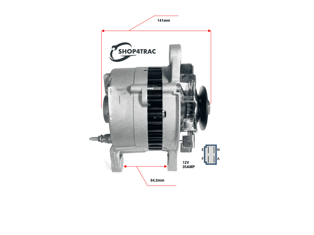 Dynamo Iseki TU120 - TU170 | TU1400 - TU1600 | TX1410 - TX2160 | Shop4Trac