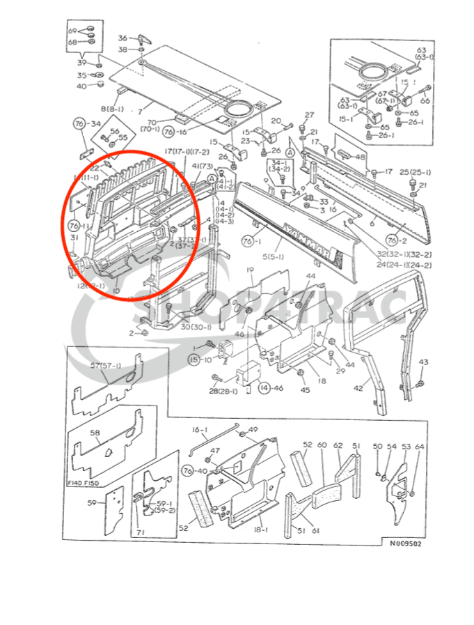 Yanmar Grill F13-F14 - F15 - F16- F17 - 2