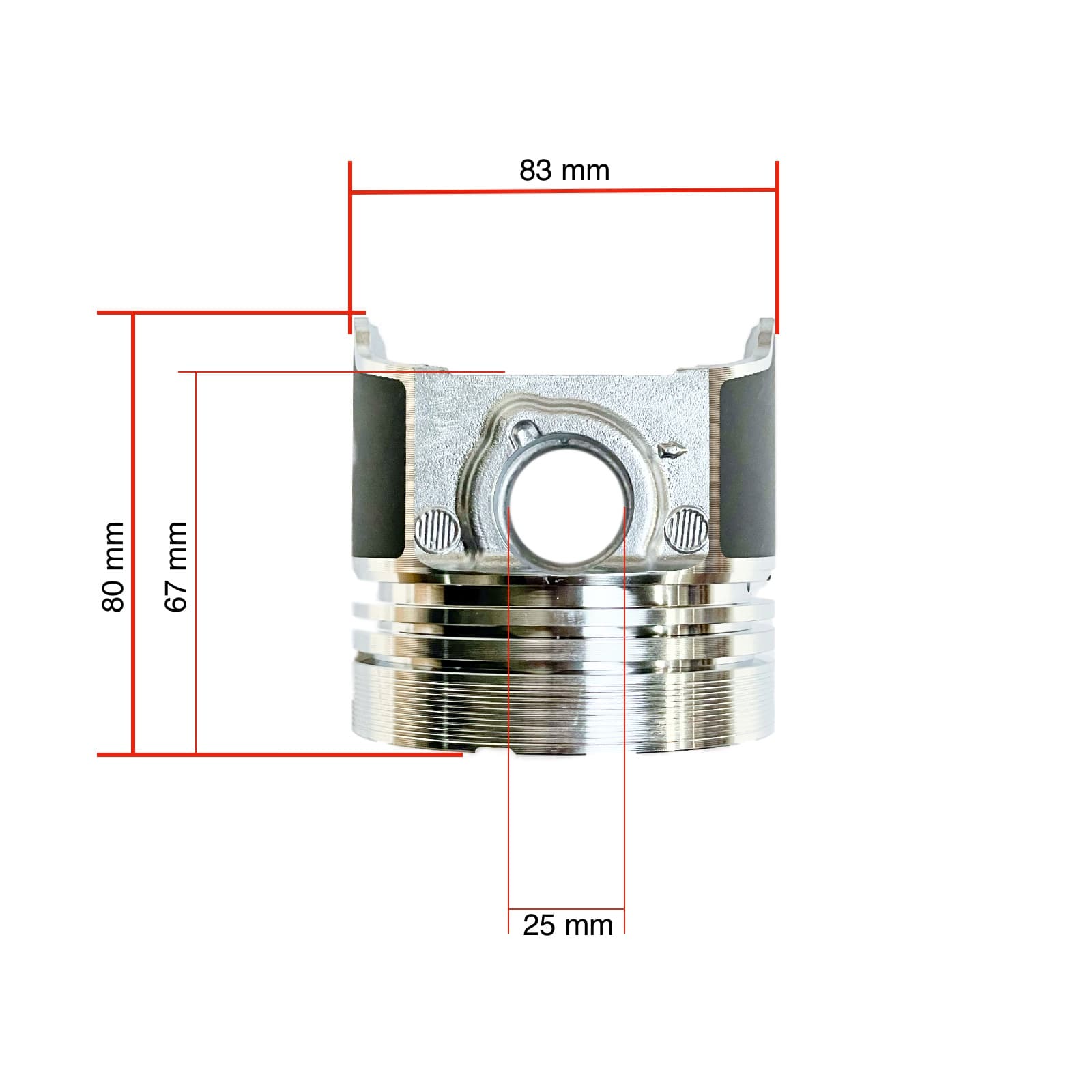 Zuiger Kubota V2003(IDI) | D1503IDI  Indirect injectie | Bobcat | Schäffer - 2