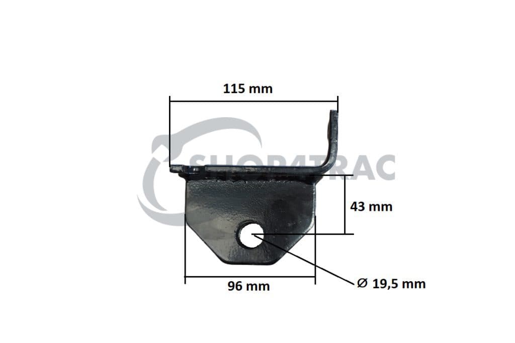 Topstang bevestiging Iseki TX1000 - TX155 | TU1400 - TU1601 - 3