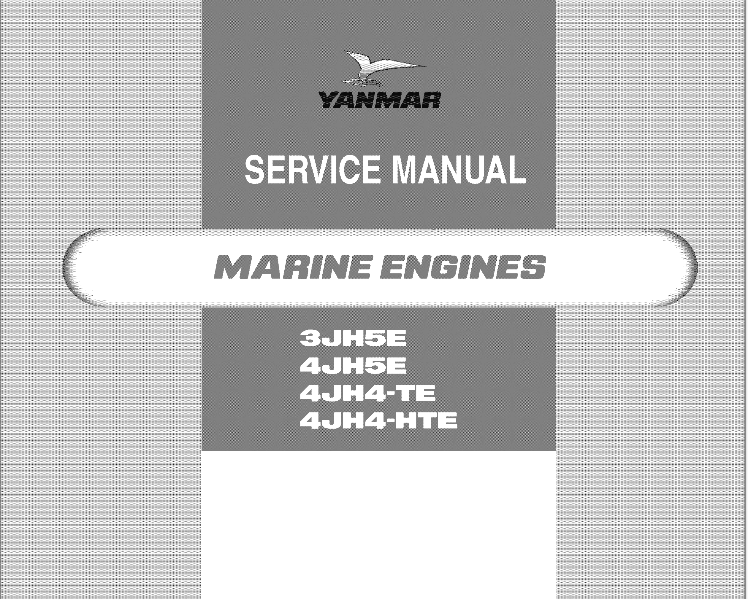 Handleiding - serviceboek - aanhaalmomenten Yanmar 3JH5E | 4JH5E | 4Jh4TE | 4JH4-HTE