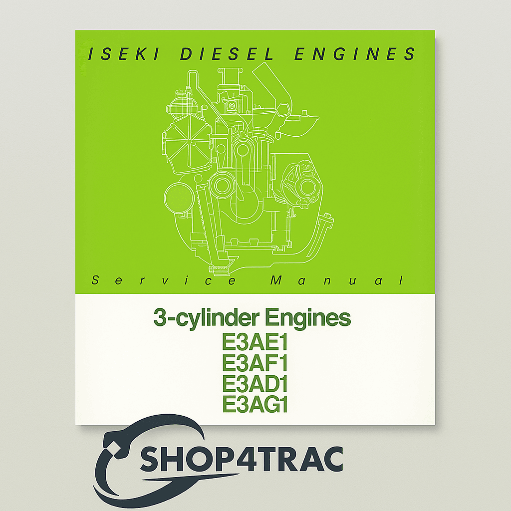 Handleiding - service handleiding Iseki | Isuzu motor | E3AF1 | E3AE1 | E3AD1 | E3AG1