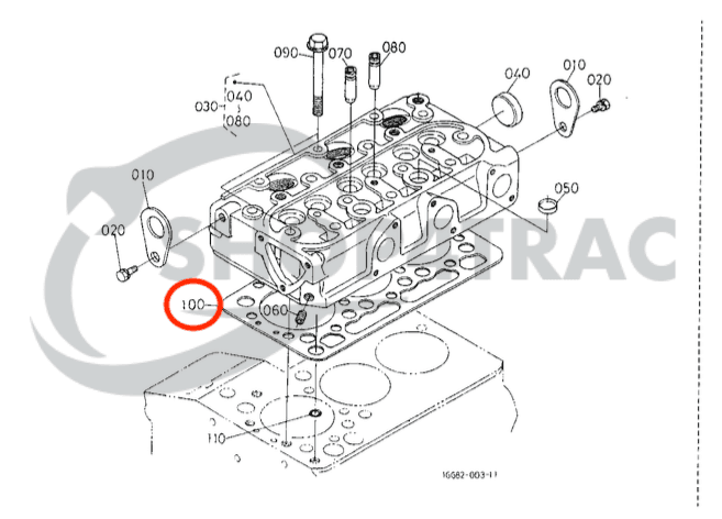 Pakkingset Kubota D782 | 3D66 | Hanix - 2