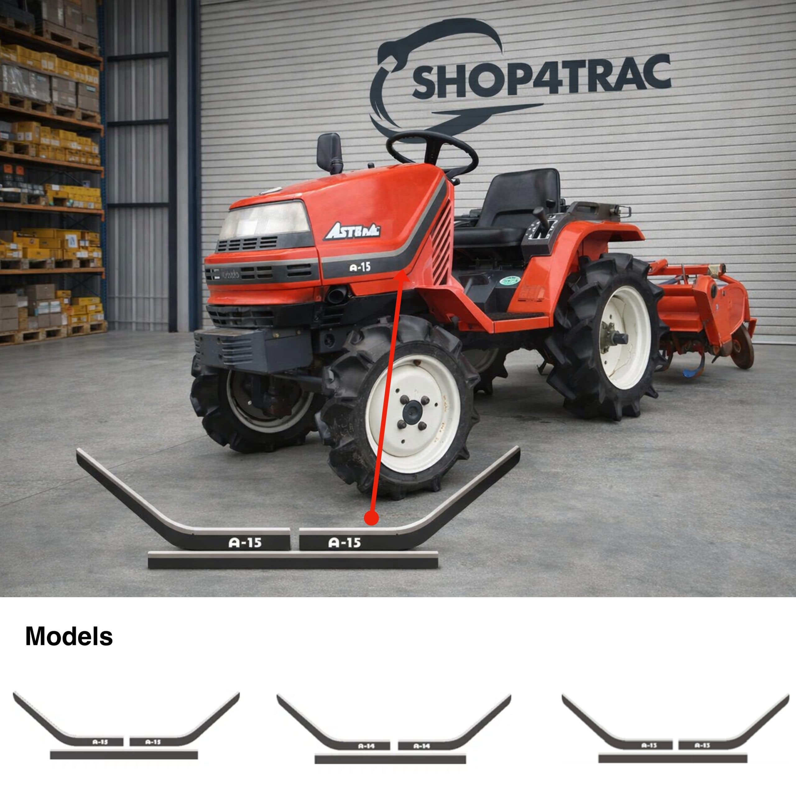 Sticker | Stickerset Kubota A15 | ASTE Series - 2