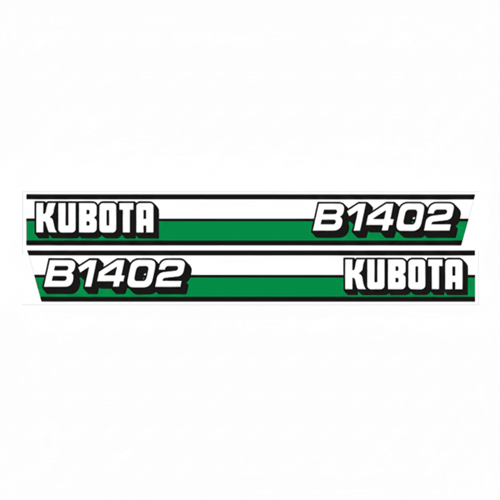 Sticker | Stickerset Kubota B1402