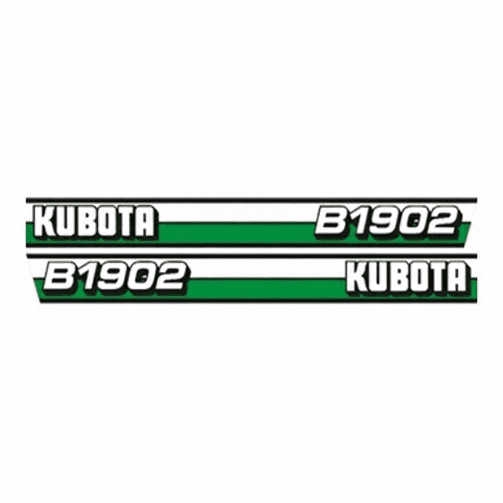 Sticker | Stickerset Kubota B1902 | B Series