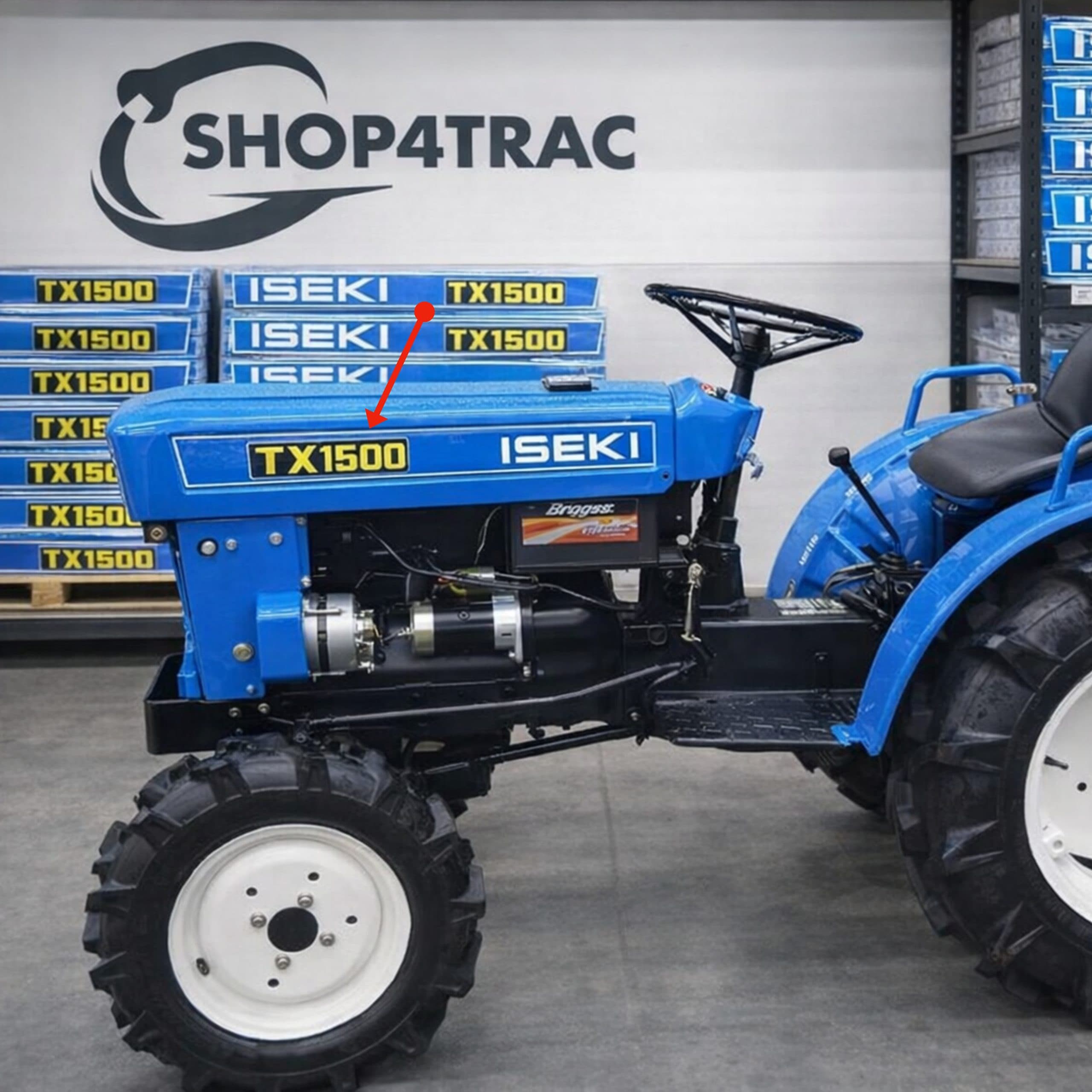 Stickerset Iseki TX1500 | TX Series - Complete Set & Originele Look - 2