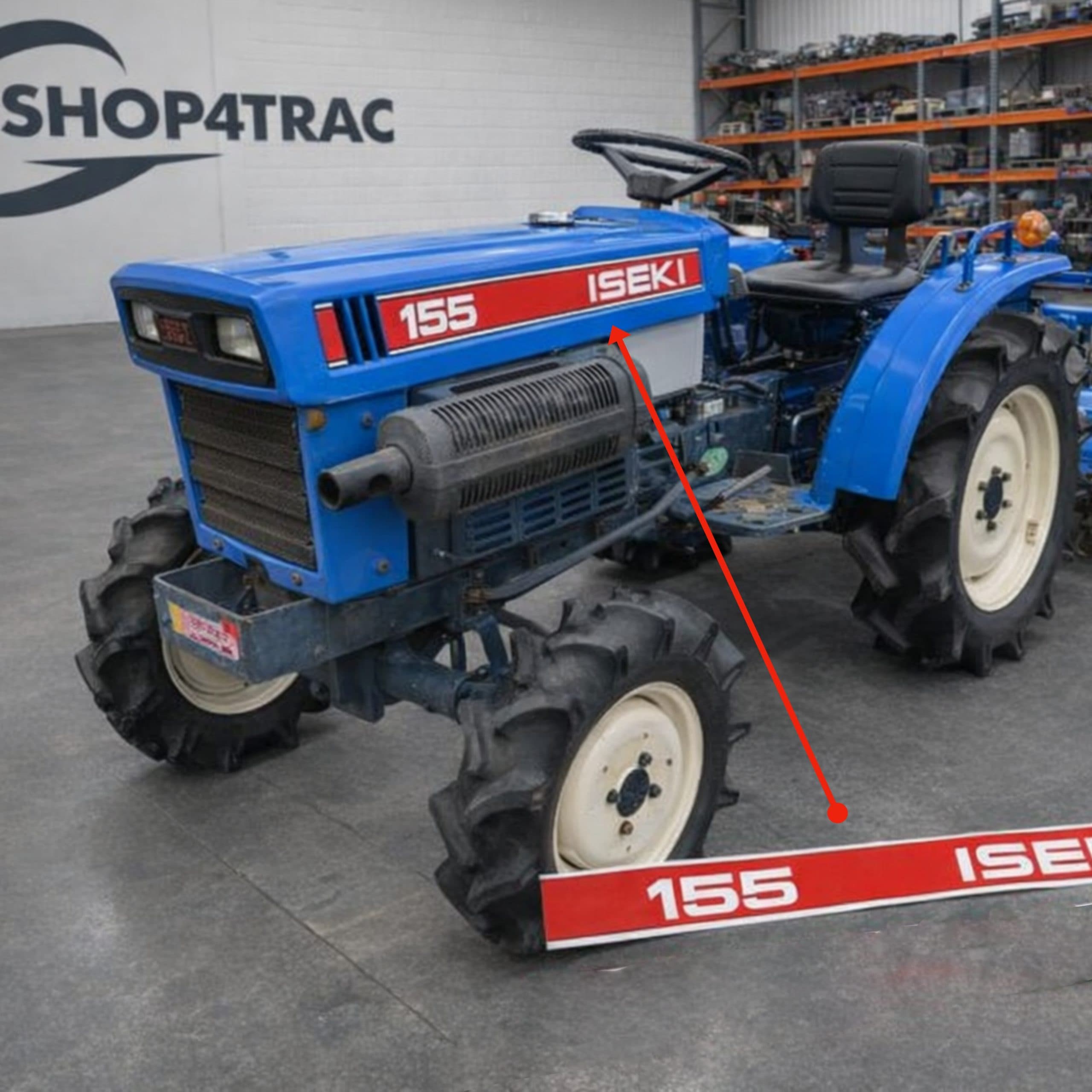 Stickerset Iseki TX155 | TX Series - Complete Set & Originele Look - 2