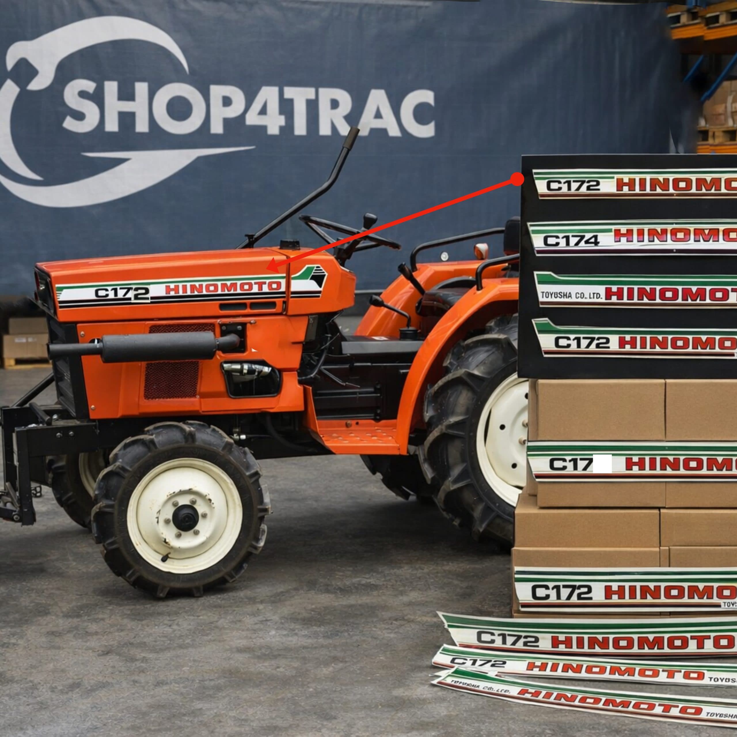 Sticker | Stickerset Hinomoto C172 | Model 2 - 2