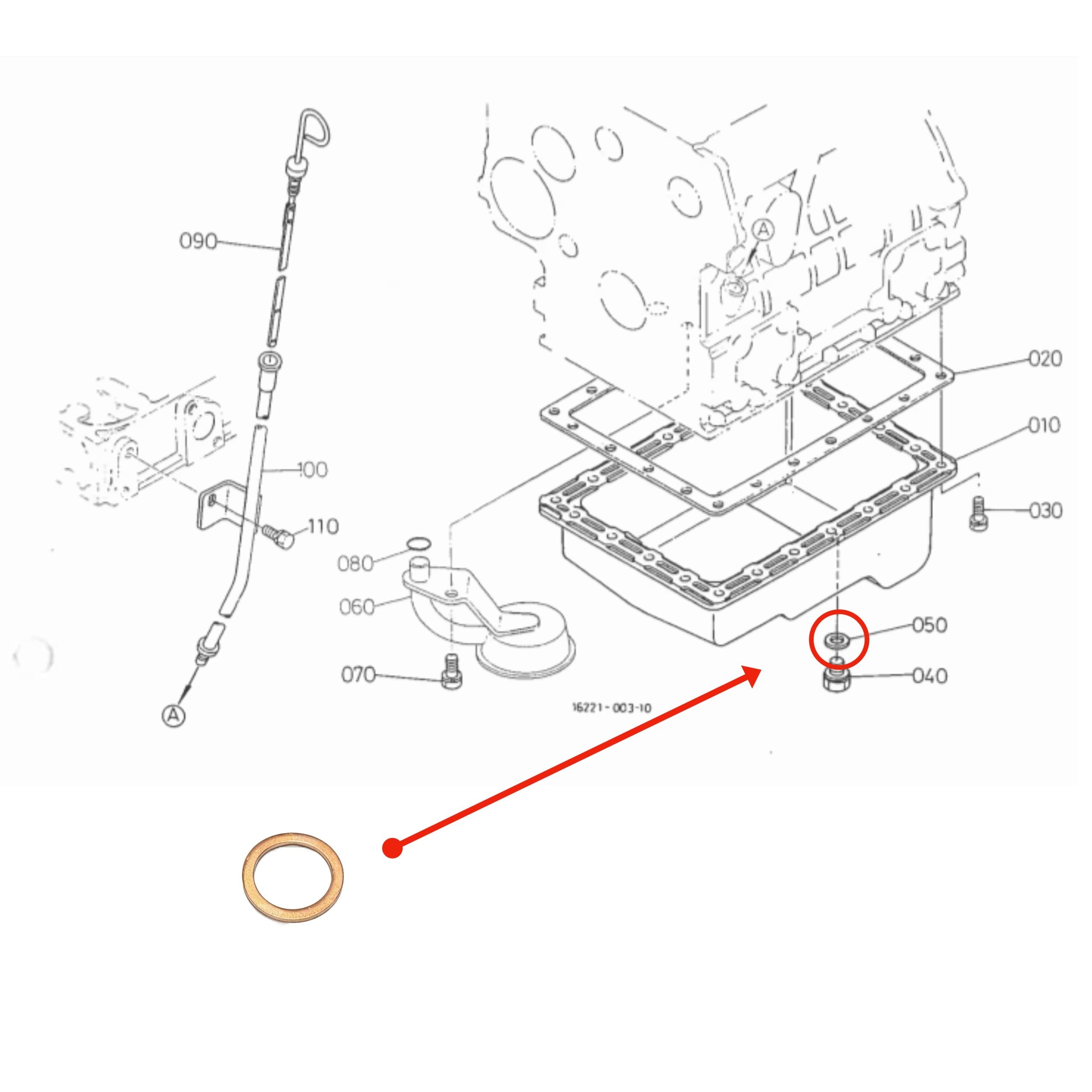 Filterset Kubota B6001 - B7001 | B7100 - B6100 | Zen-noh ZB6001 - ZB7001 - 5