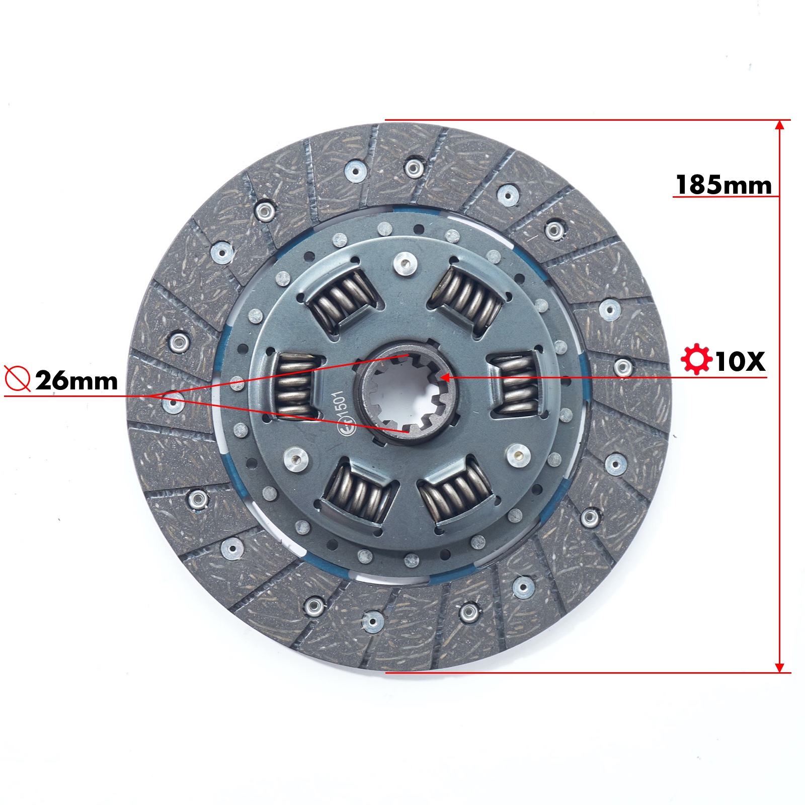 Koppelingsset Kubota L1500 | 1501 | Zen-noh ZL1500 | ZL1501 - Afbeelding 4