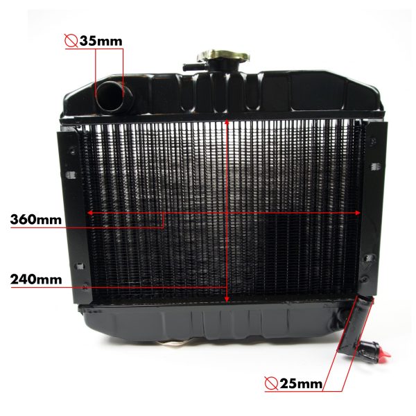 Radiateur Iseki Landhope TU120-177 - Afbeelding 2