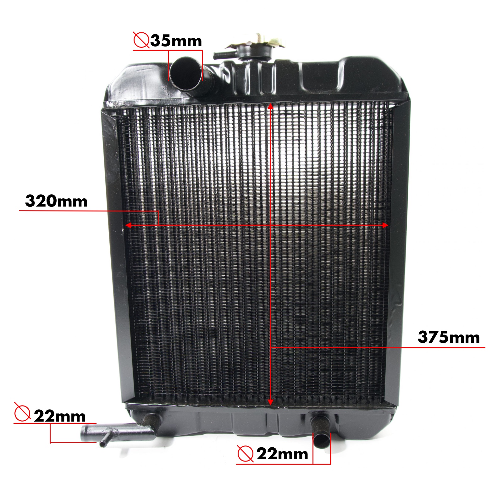 Radiateur Iseki TL1900 - TL2700 | TL1901 - TL2701 | TE4270 - Afbeelding 2